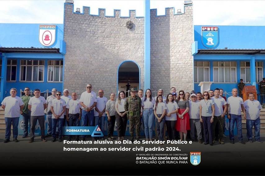 FORMATURA ALUSIVA AO DIA DO SERVIDOR PÚBLICO E HOMENAGEM AO SERVIDOR CIVIL PADRÃO 2024